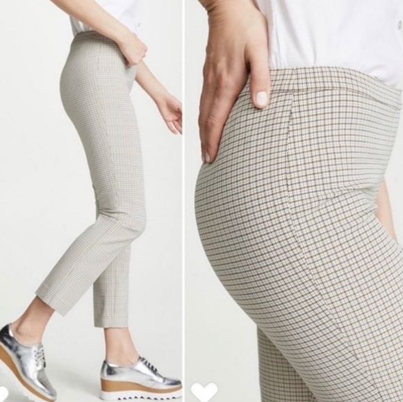 Theory Classic Plaid Skinny Fit Ankle Pant Sz6 - Picture 2 of 11